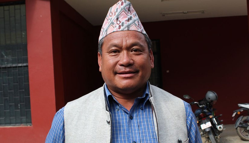 नेकपाले हेलिकप्टर चढाएर लगेका घर्तीले उमेदवारी फिर्ता लिन पाएनन्