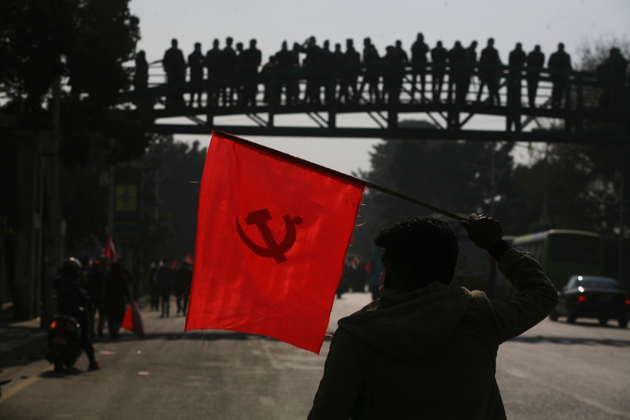 काठमाडौंमा नेकपा दाहाल–नेपाल समूहको शक्ति प्रदर्शन (फोटोफिचर)