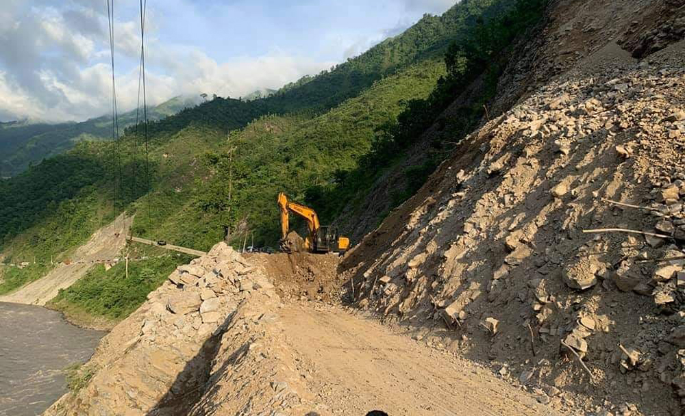 नारायणगढ-मुग्लिङ सडक दैनिक साढे ४ घण्टा बन्द हुने