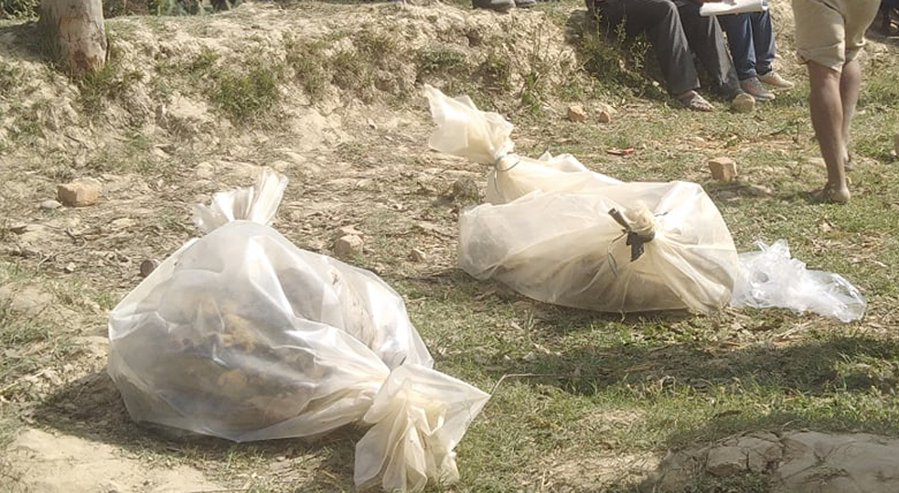 बेपत्ता झा दम्पतीको शव माटोमुनि भेटियो