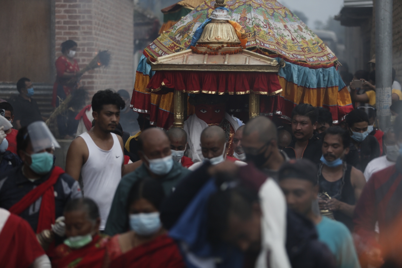 रातो मच्छिन्द्रनाथ बुंगमतीमा [फाेटाे फिचर]