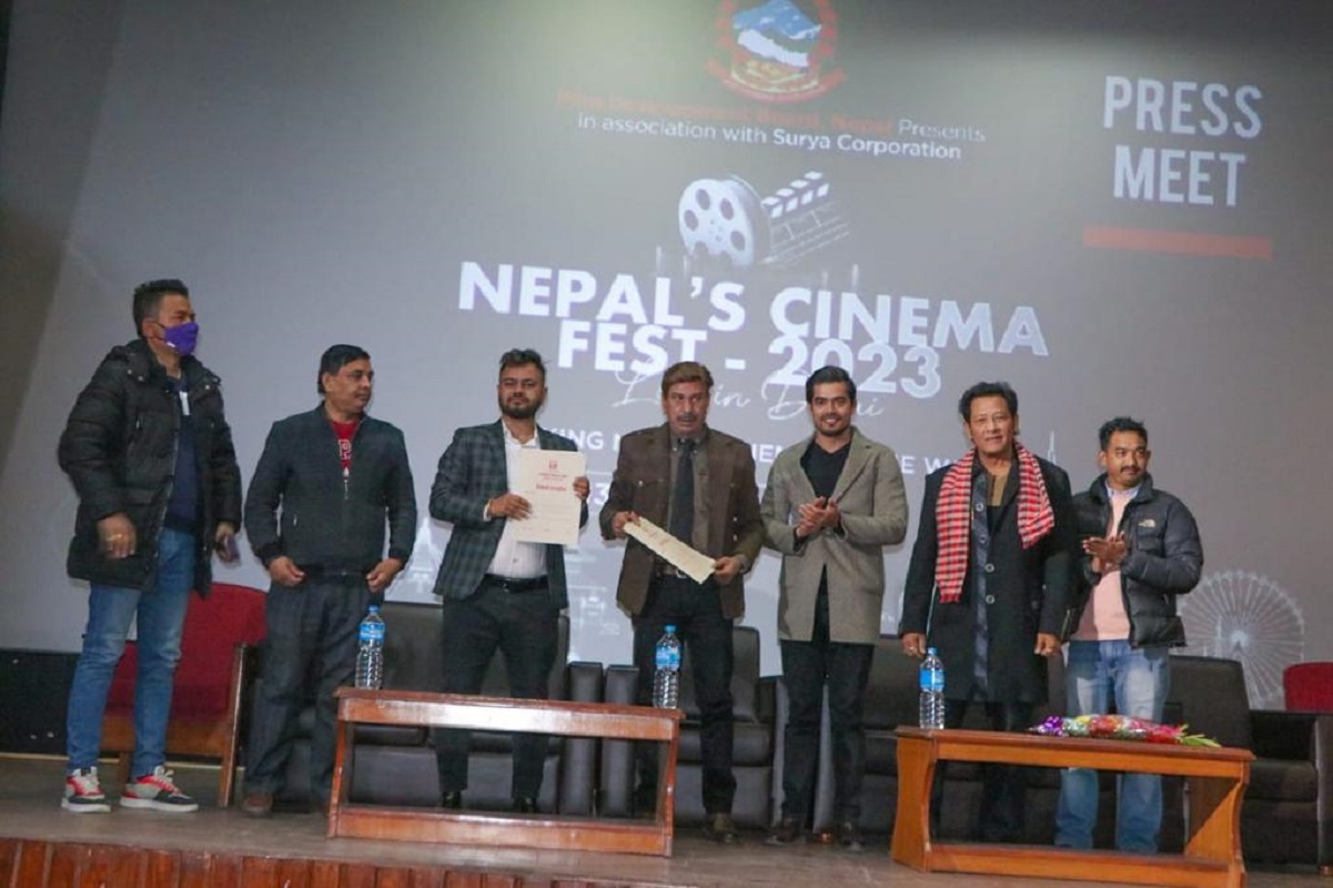 बोर्ड र सूर्य कर्पोरेसनबीच दुबईमा नेपाली सिनेमा फेस्ट आयोजना गर्न सम्झौता