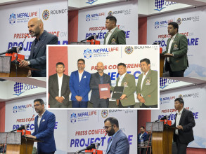 नेपाल लाइफले सगरमाथामा फोहोर संकलन गर्ने 