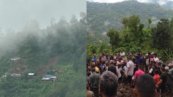 गुल्मीमा पहिरोले घर पुरिँदा एकै परिवारका पाँच जनाको मृत्यु,
