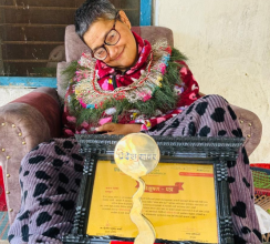 झमक घिमिरेलाई कोशी एक्सिलेन्स अवार्ड
