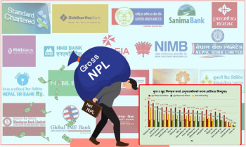 नेट एनपीएलले देखायो बैंकको वास्तविक अवस्था, जोखिम व्यवस्थापनले घट्यो ६ प्रतिशतसम्म ग्रस तथ्यांक