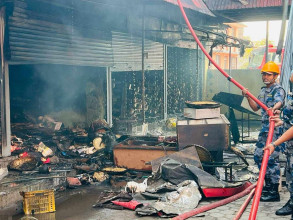 सतुंगल कपडा पसलको आगलागी नियन्त्रणमा, क्षति विवरण संकलन हुँदै 