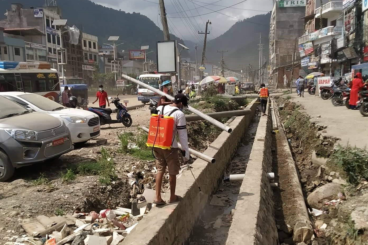 बुटवलमा डेंगु नियन्त्रण गर्न 'खोज र नष्ट गर' अभियान सुरु