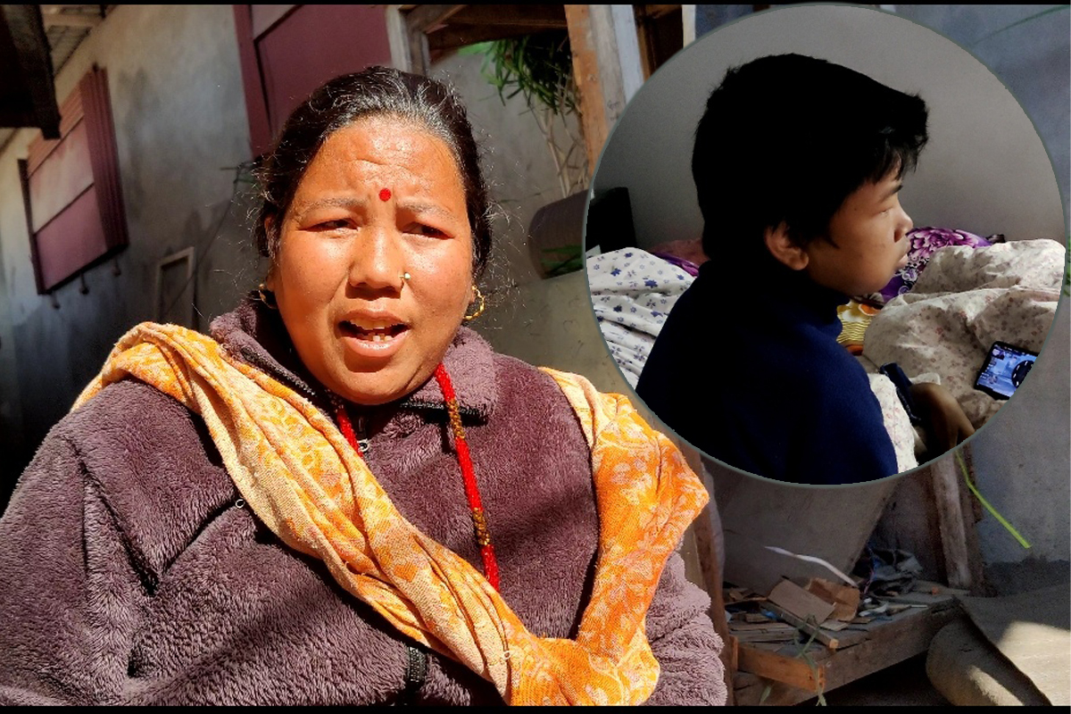 १७ वर्षीय किशोर जो छटपटिँदै जीवनरक्षाको याचना गरिरहेछन्