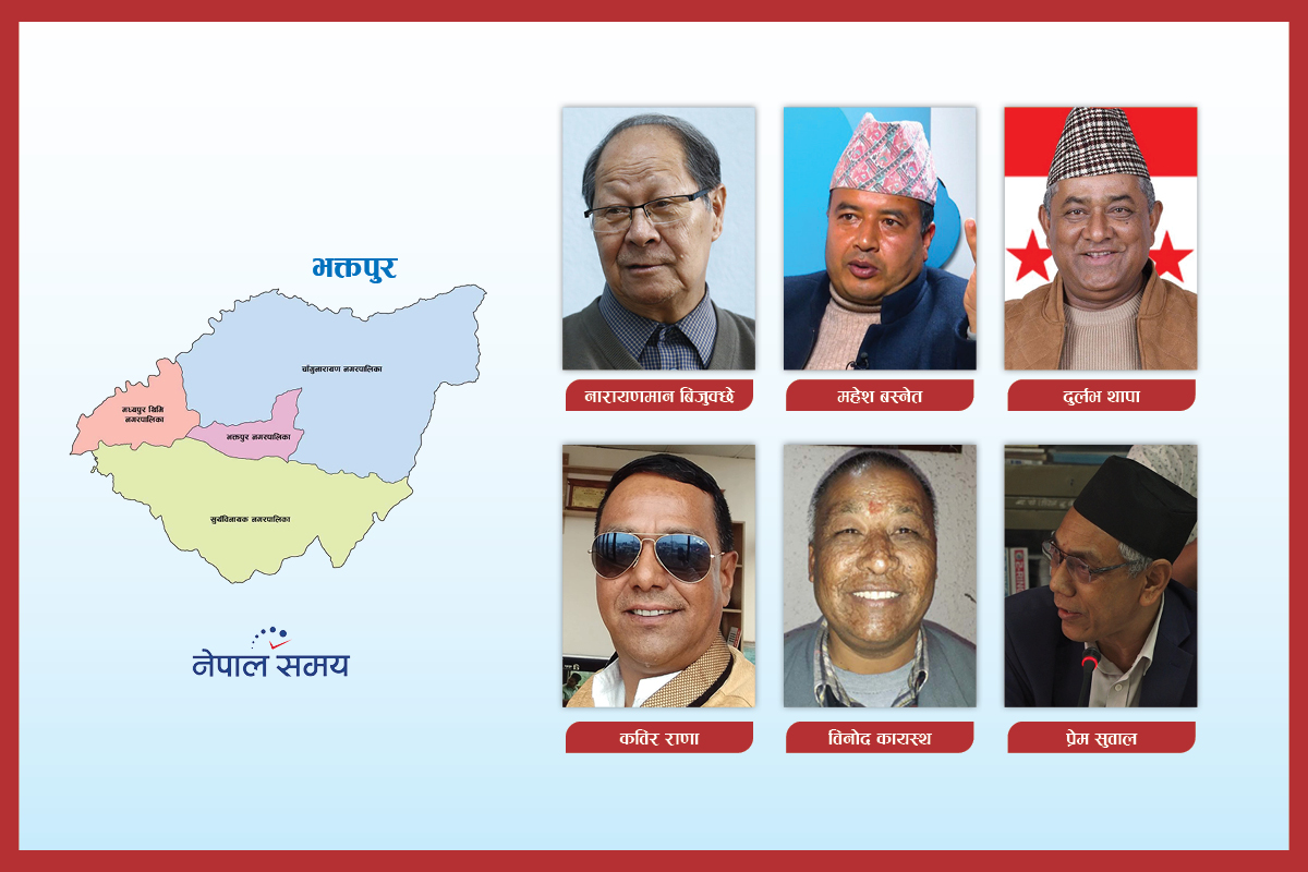 भक्तपुर-१ मा ढुक्क नेमकिपा, २ मा एमाले र कांग्रेसको 'भाले भिडन्त'