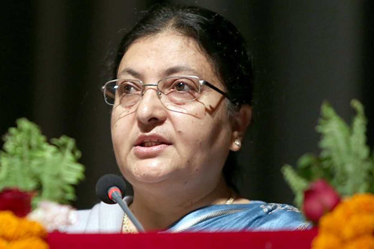 मर्यादित श्रम र उचित पारिश्रमिकको प्रत्याभूति होस् : राष्ट्रपति भण्डारी