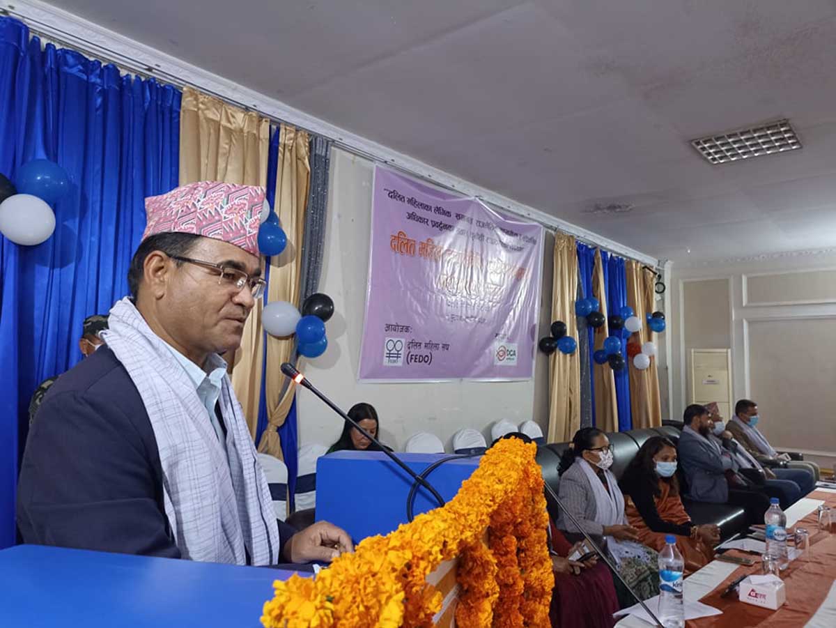 अहिले पनि छुवाछूतमुक्त अभियान सञ्चालन गर्नुपर्ने अवस्था लाजमर्दो : मुख्यमन्त्री केसी