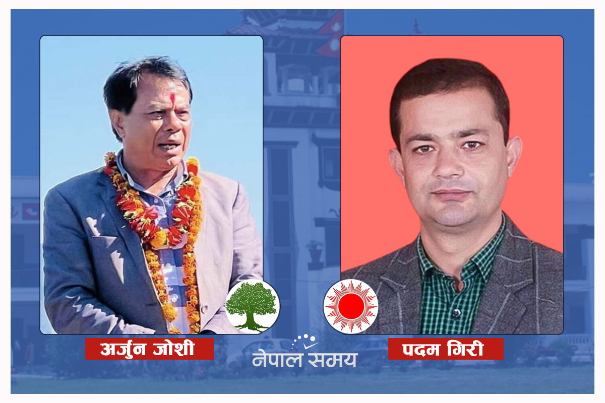 पर्वतमा कांग्रेसका जोशीलाई गठबन्धनको आश, एमालेका गिरीलाई आफ्नैको त्रास